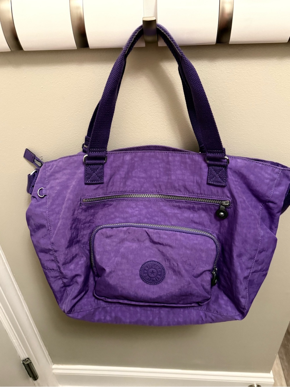 Kipling Maxwell Tote Bag in Purple